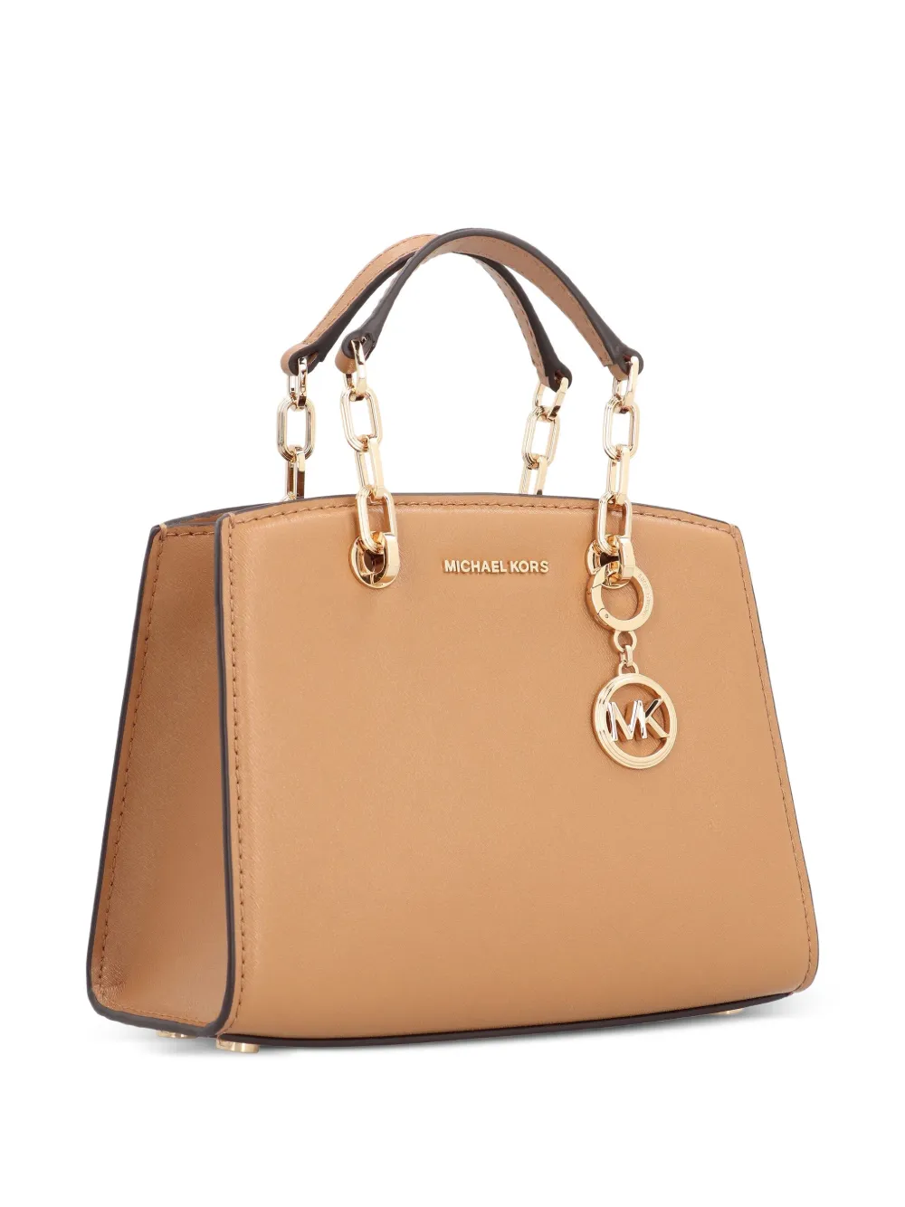 Michael Michael Kors Medium Cynthia Structured Tote Bag - Brown 