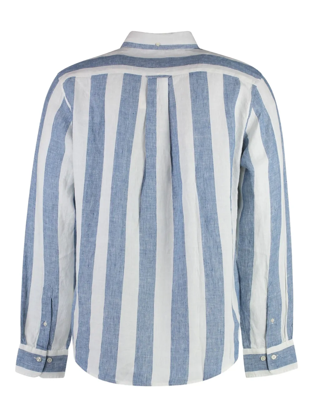 Gant striped button-down shirt - Wit