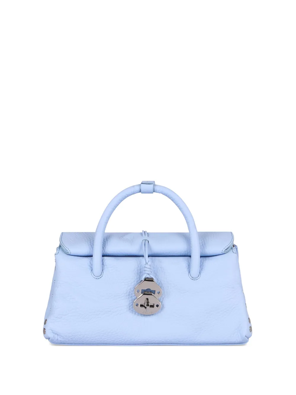 Zanellato Kleine Dotta handtas met structuur Blauw