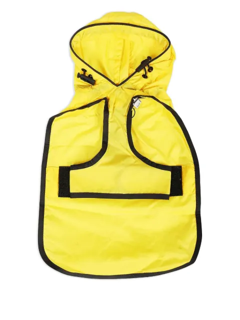 DSQUARED2 logo-print hooded raincoat