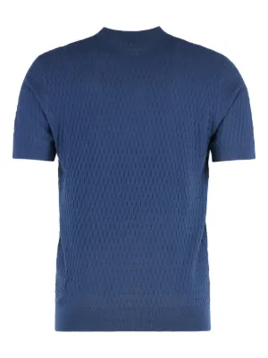 Tシャツ・カットソー PAOLO PECORA Men T-shirt Blue F1414138 6685 T-shirt Paolo Pecora - PAOLO PECORA - Tufano Moda