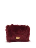 FENDI faux-fur tote bag - Red