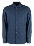 Bastoncino polka dot buttoned shirt - Blue