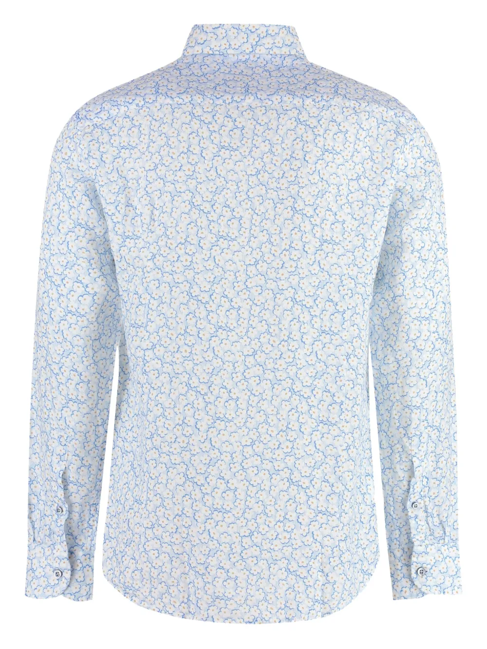 floral-print long-sleeve shirt