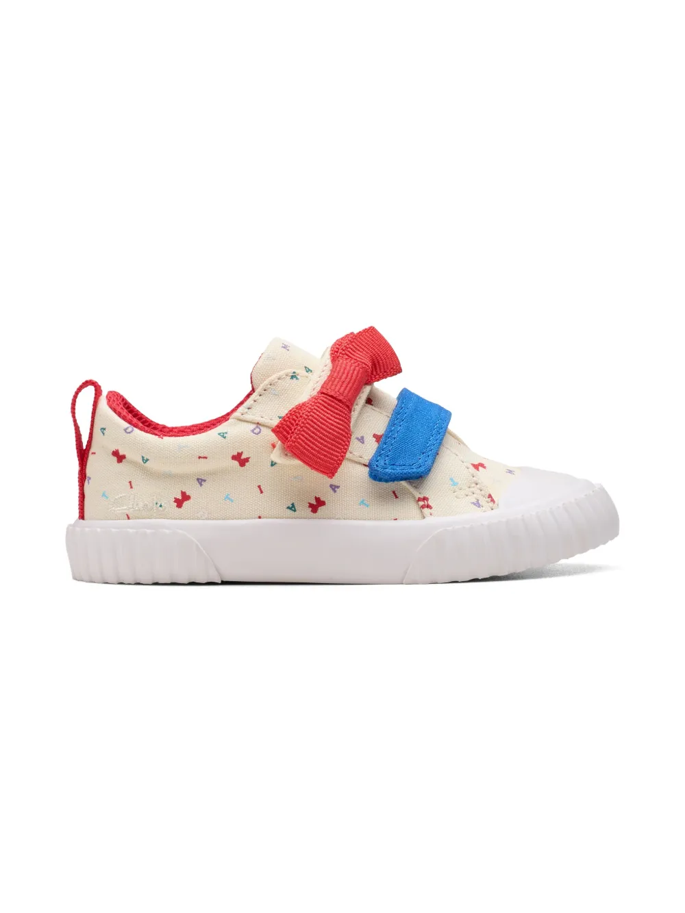 Clarks Kids Roald Dahl Matilda Foxing Bow sneakers White