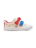 Clarks Kids Roald Dahl Matilda Foxing Bow sneakers - White