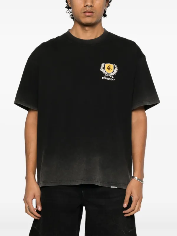 【関税込み】Represent ブラック Crest Tシャツ Represent Crest T-shirt Vintage Black Men's - SS25 - US