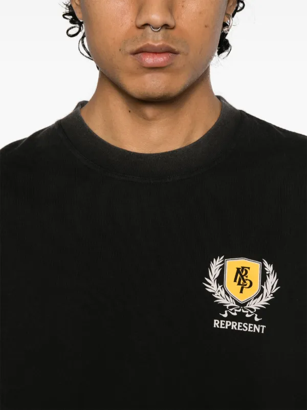 ★Represent★ ブラック Crest Tシャツ Represent Crest T-shirt | Black | FARFETCH