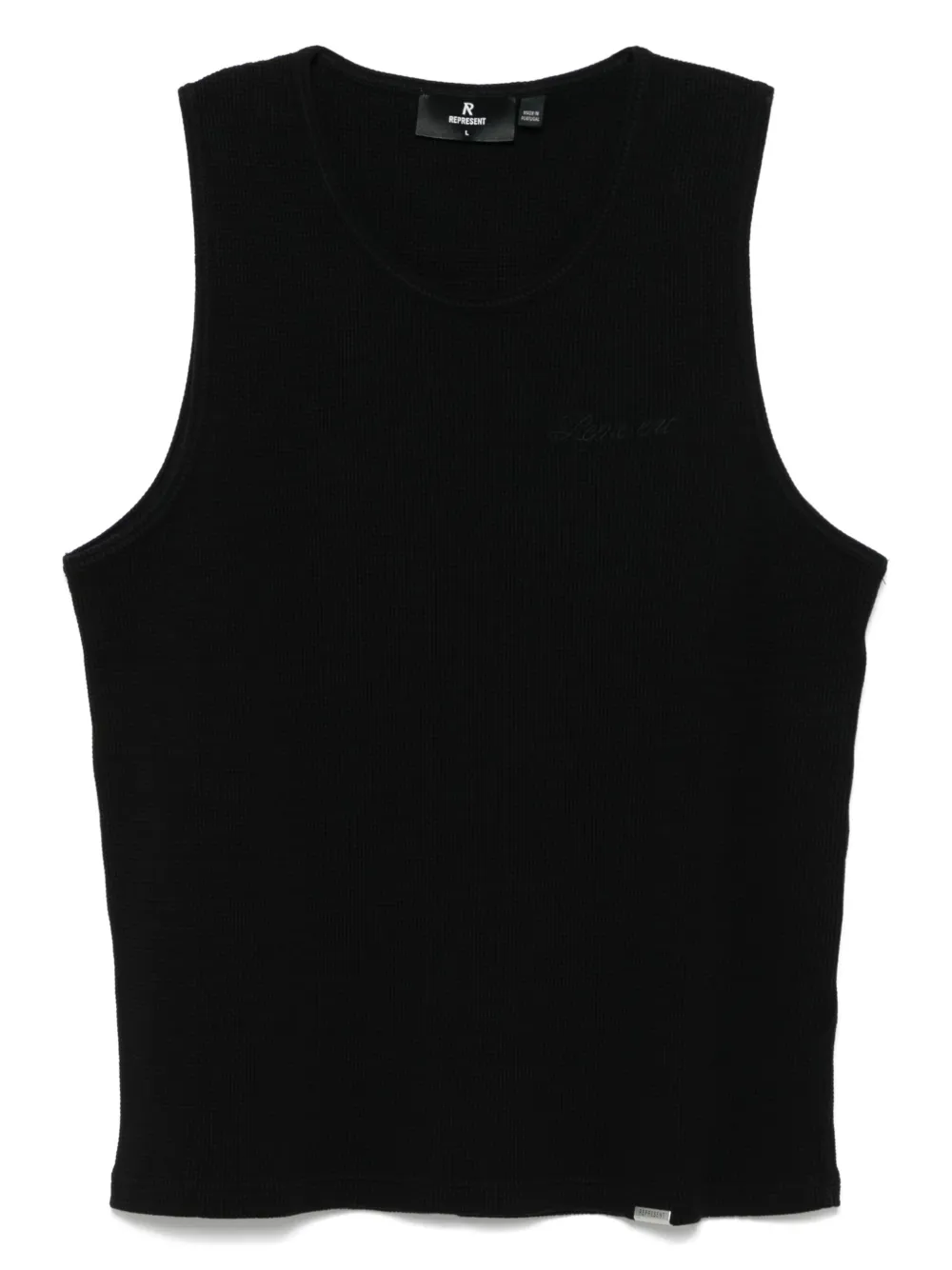 Represent Waffle tank top | Black | Image 1