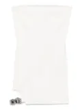 GCDS metal-logo mini dress - White