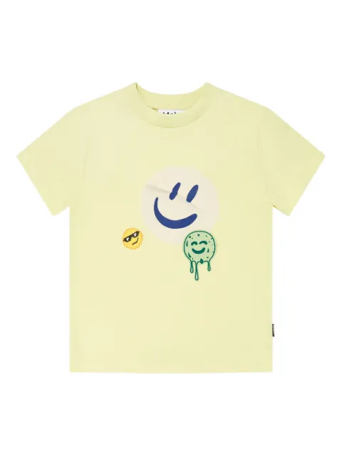 Molo t-shirt Roxo Sticker Smile