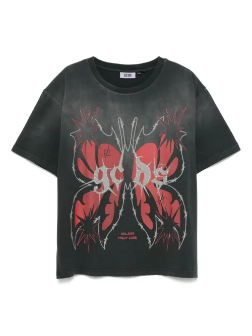 GCDS Butterfly T-shirt - Noir - GCDS - Modalova