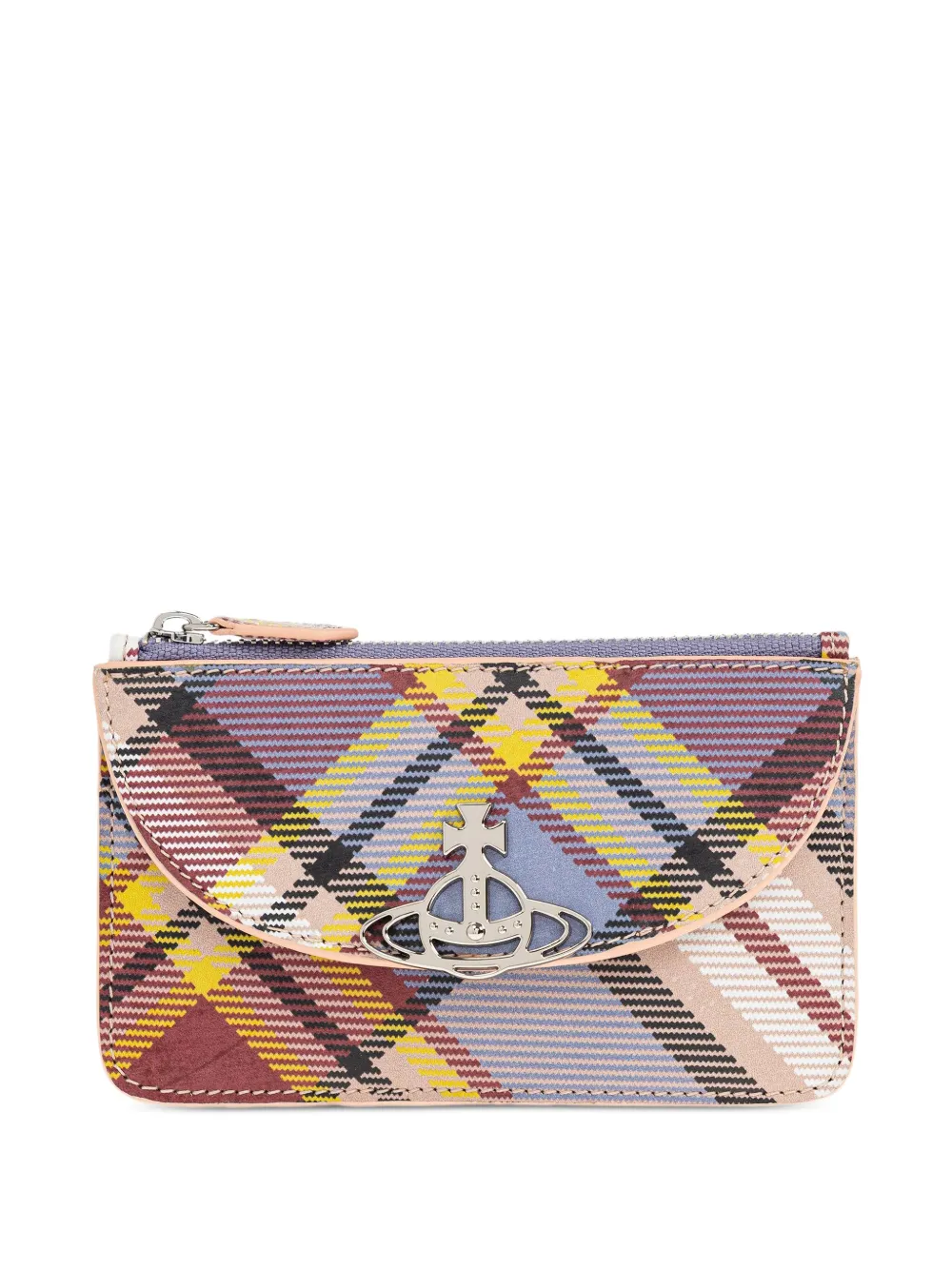 Vivienne Westwood Geruite portemonnee Paars
