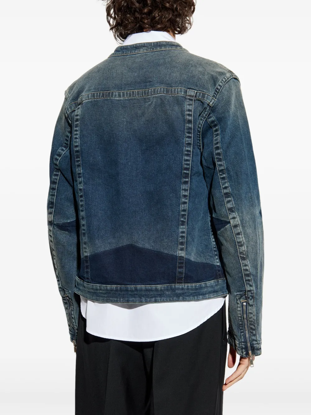 Diesel D-Glory-Re denim jack Blauw