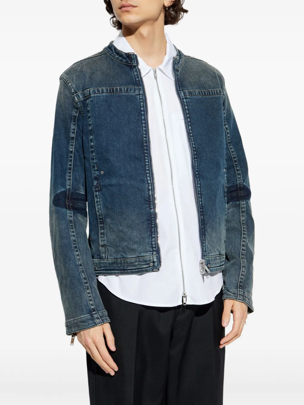 Diesel D-Glory-Re denim jack Blauw