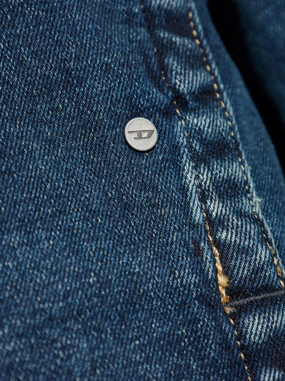 Diesel D-Glory-Re denim jack Blauw