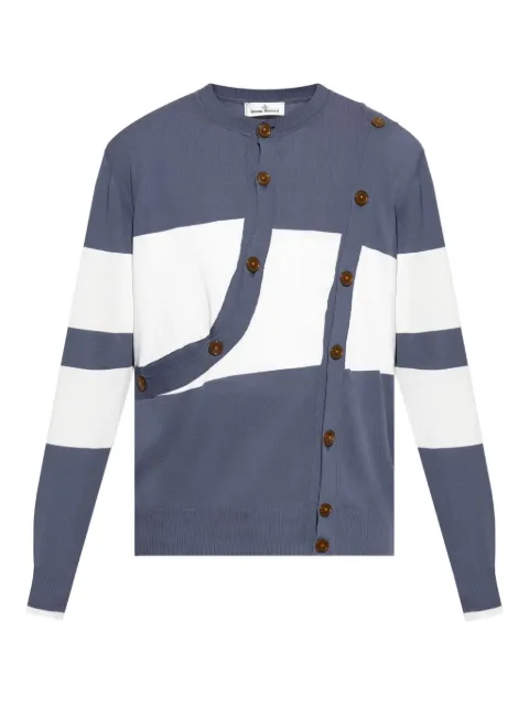 Vivienne Westwood cárdigan con diseño color block