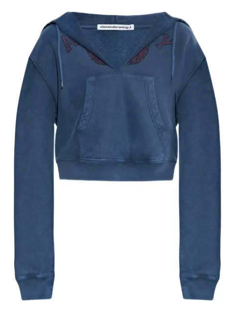 Alexander Wang distressed cotton hoodie