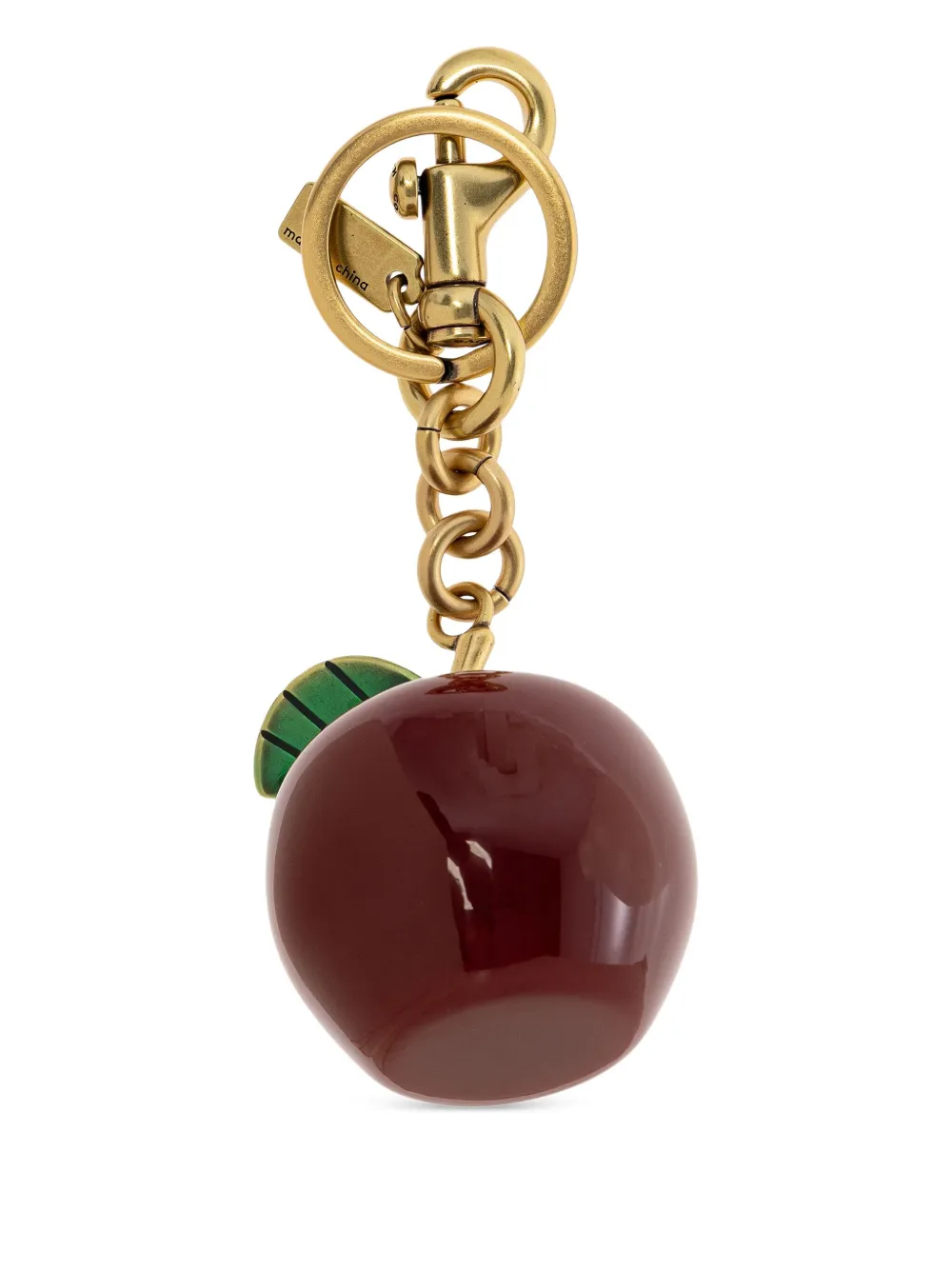 Coach small apple-motif bag charm | Image 2