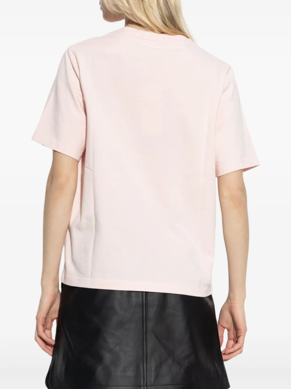 Maison Kitsuné T-shirt met logo Roze
