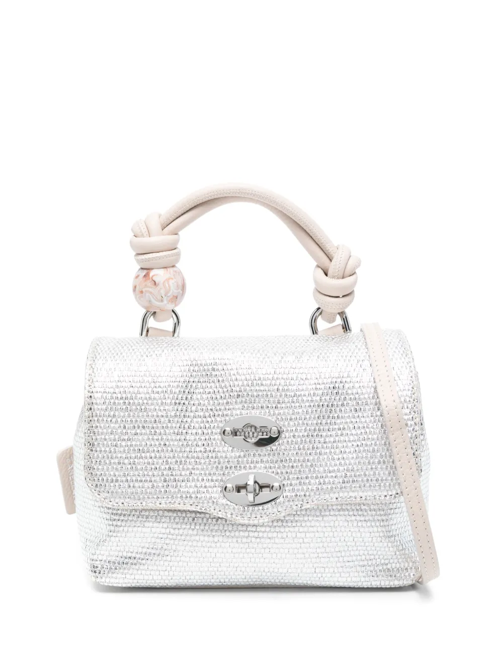 Zanellato Baby Postina Midollino shopper Zilver