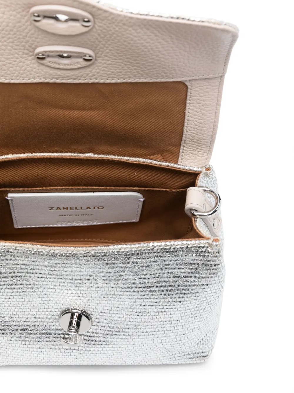 Zanellato Baby Postina Midollino shopper Zilver