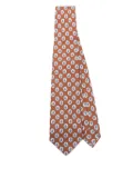 Barba paisley-jacquard tie - Brown
