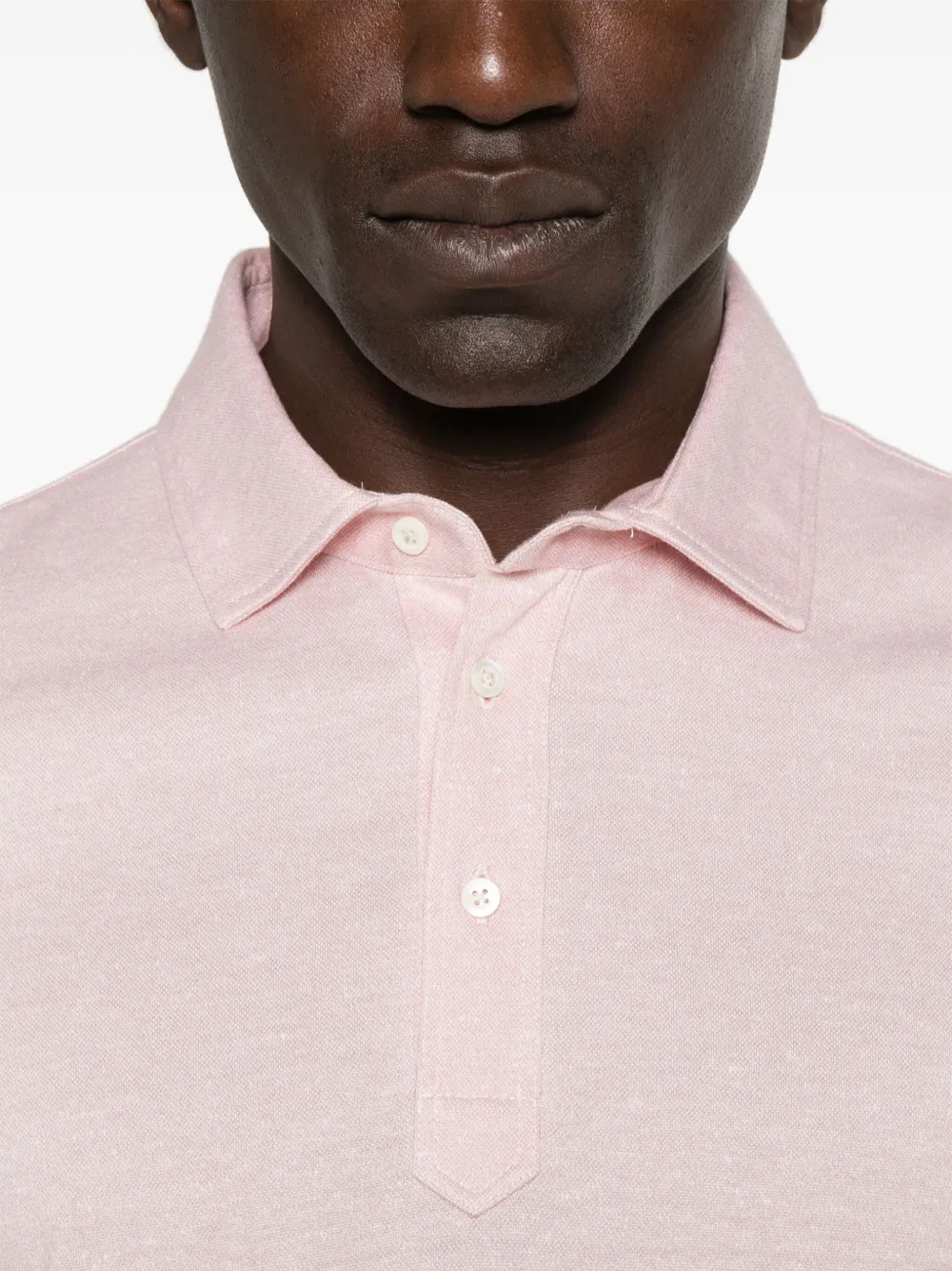 Brunello Cucinelli Gemêleerd poloshirt Roze