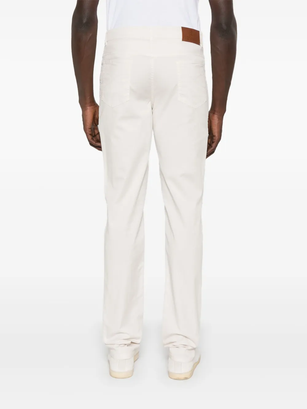 Brunello Cucinelli Broek met toelopende pijpen Beige