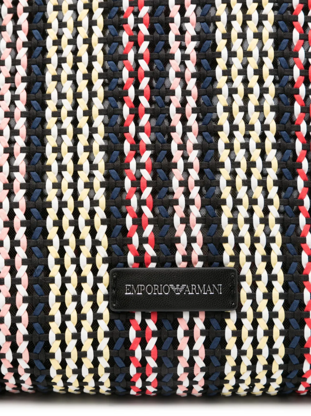 Emporio Armani basket-weave tote bag | Bags | Image 4