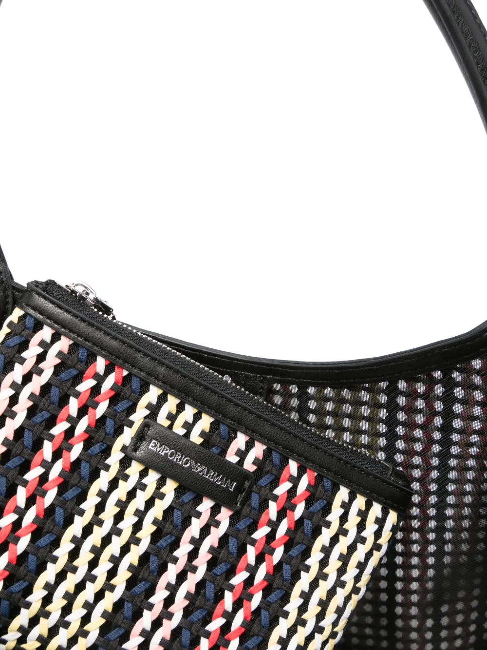 Emporio Armani basket-weave tote bag | Image 5