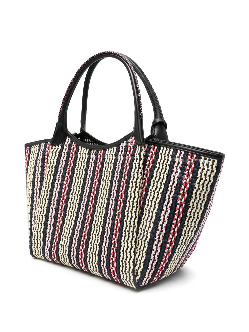 Emporio Armani basket-weave tote bag | Tote Bags | Image 3