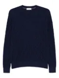 Ballantyne patterned-jacquard sweater - Blue