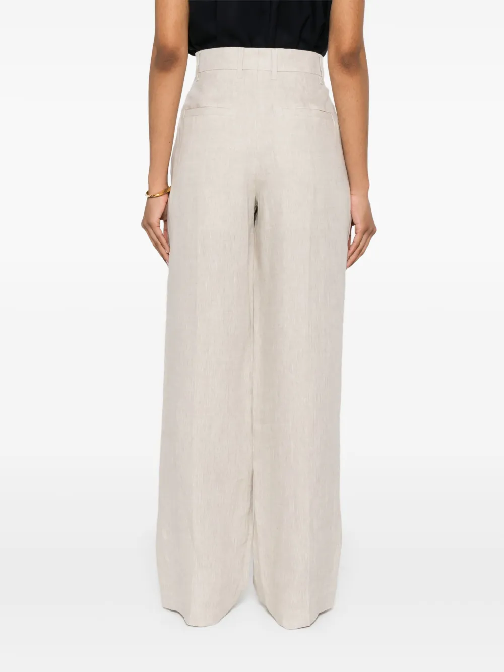 Brunello Cucinelli Linnen broek Beige