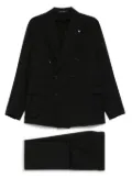 Tagliatore virgin-wool suit - Black