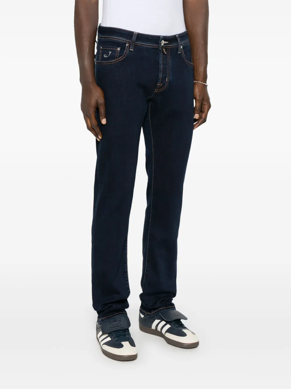 Shop Jacob Cohen Nick Jeans In Blue