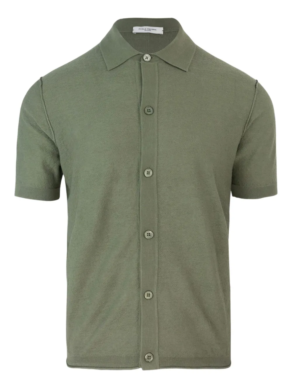 Paolo Pecora camisa de algodón | verde | Image 1
