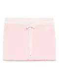 Balenciaga logo-embroidered mini skirt - Pink