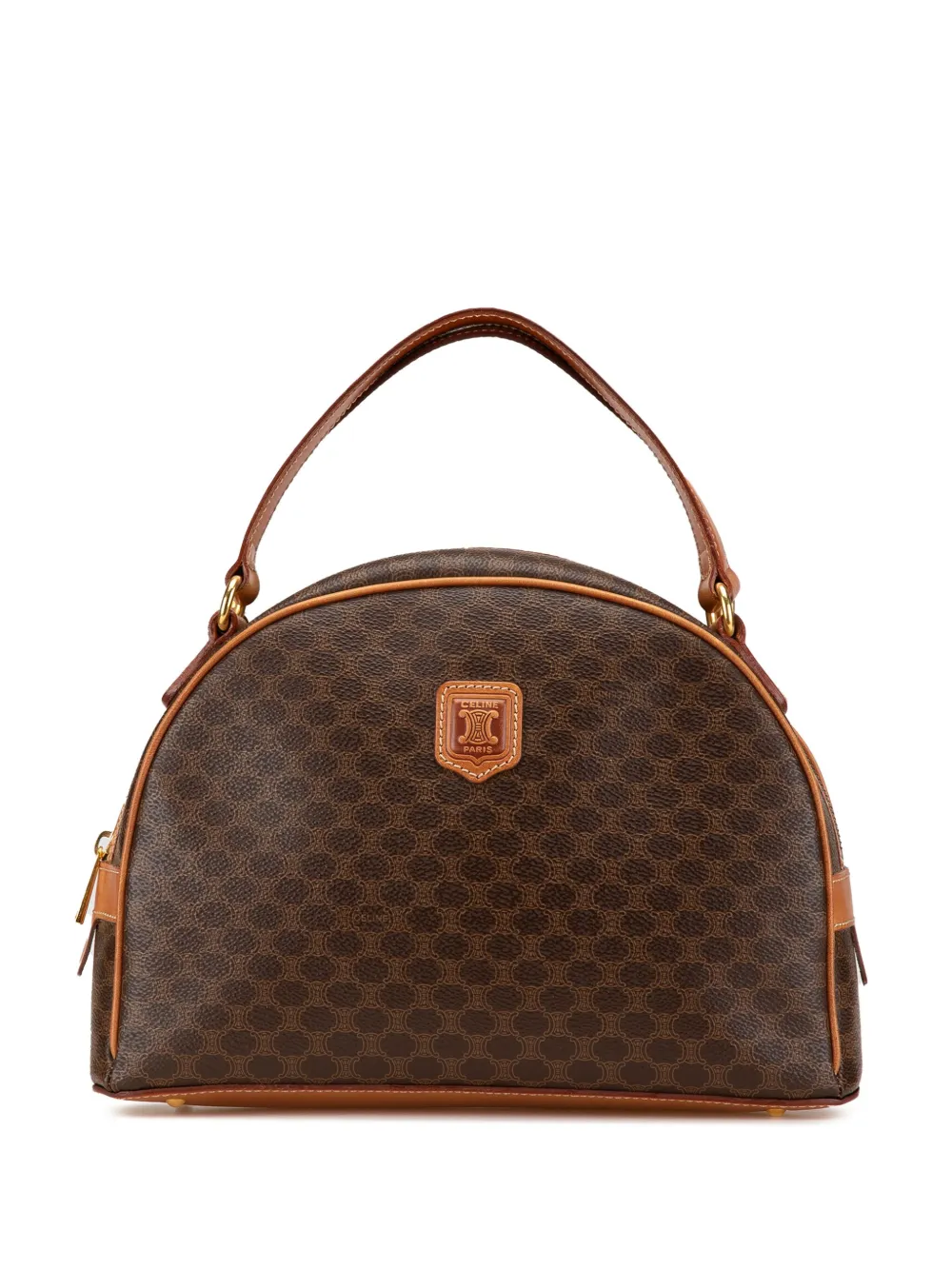 Céline Pre-Owned 1995 Macadam Coated Canvas handbag | Brown | Image 1