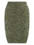 Retrofete sequin-embellished pencil skirt - Green