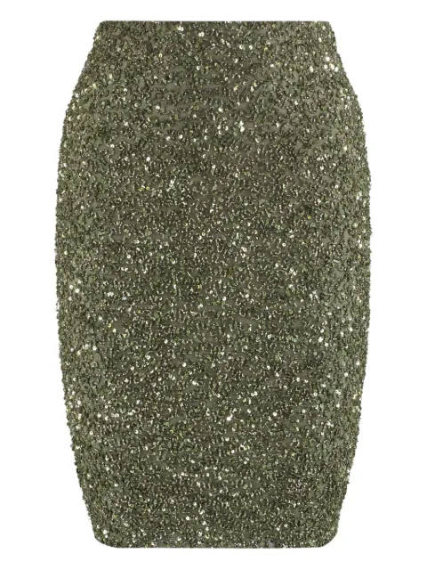 Retrofete sequin-embellished pencil skirt