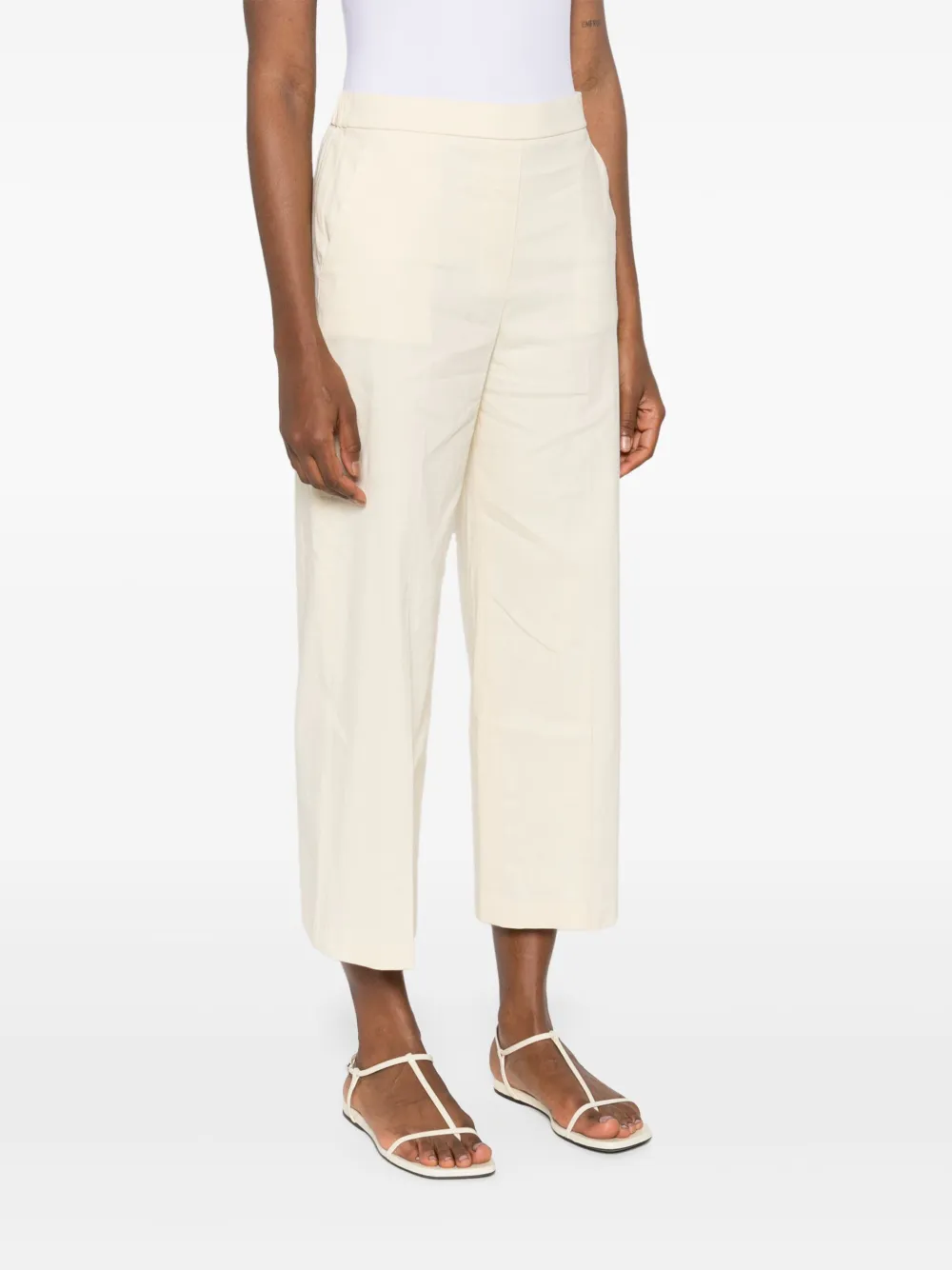 Theory Straight broek Beige