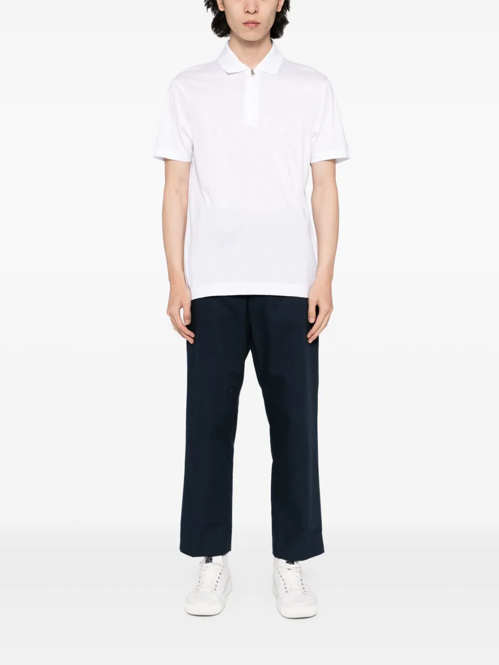 BOSS Poloshirt met korte mouwen - Wit