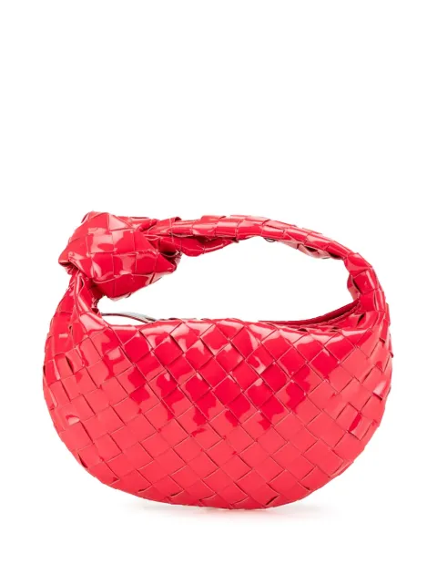 Bottega Veneta Pre-Owned bolsa hobo Mini Patent Intrecciato Jodie 2012-2024