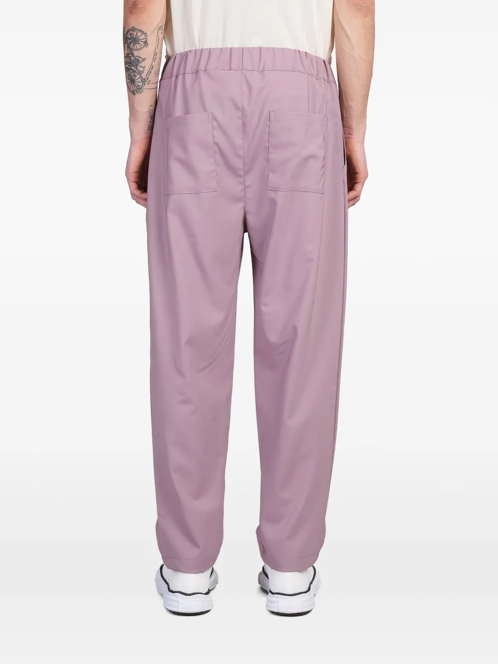 A Paper Kid Pleat-detail Trousers In Pink