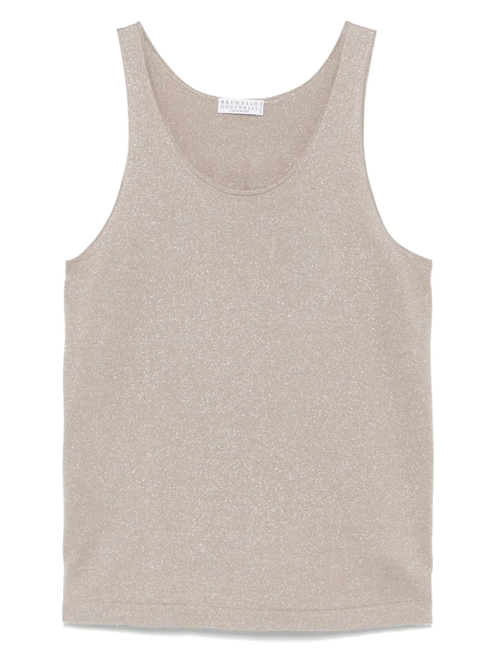 Brunello Cucinelli top de lúrex | marrón | Image 1