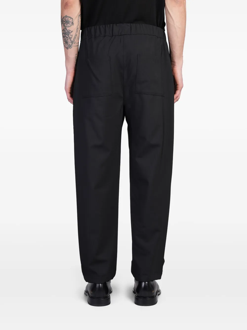 A Paper Kid Man Pants Black Size L Cotton In Black