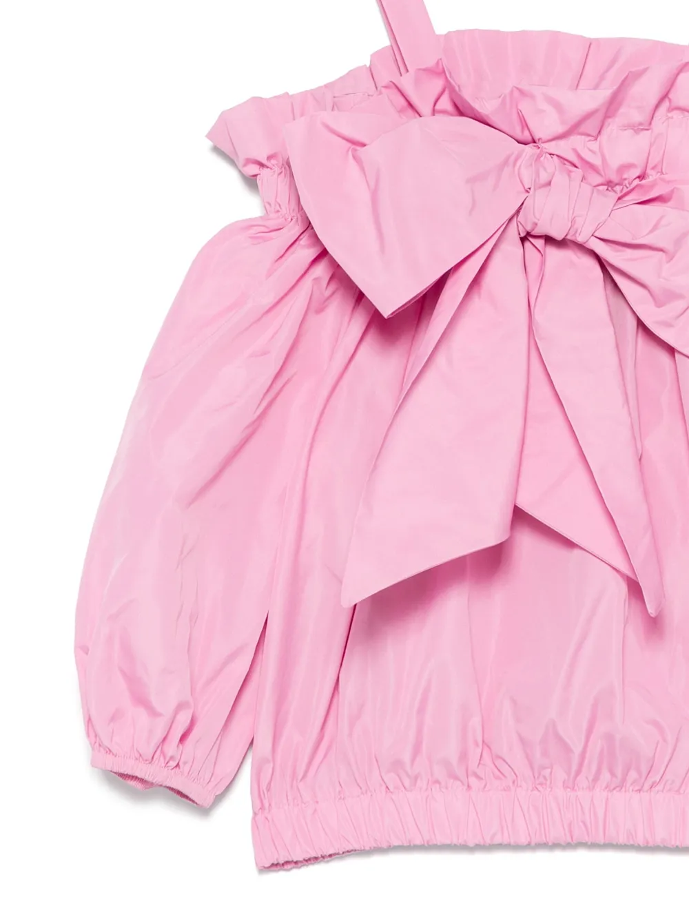 Miss Grant Bow-appliqué Blouse In Pink