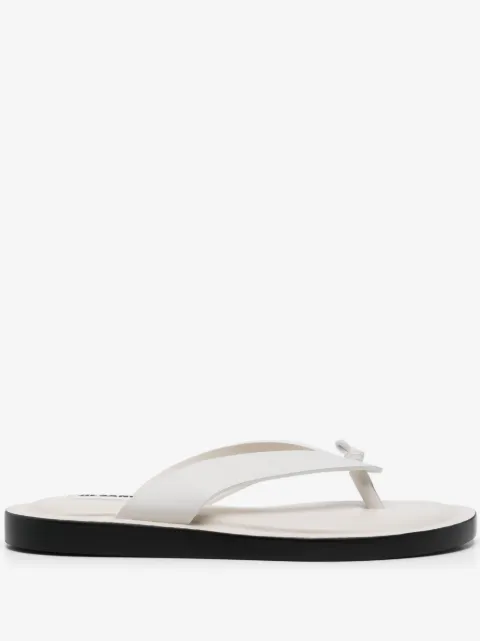 Jil Sander leather slides