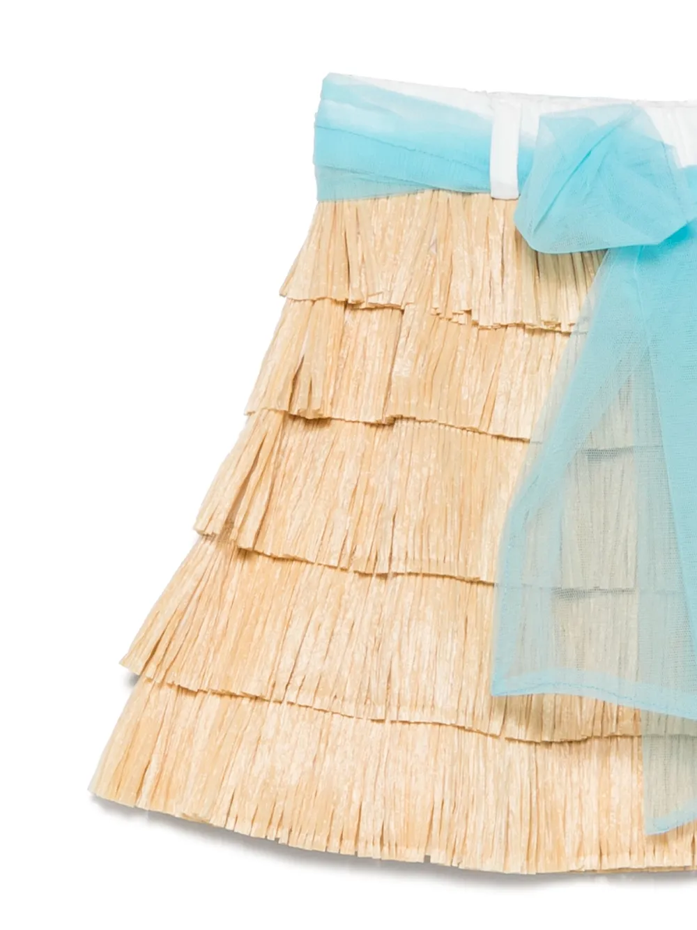 Miss Grant Kids Rok met strikdetail Beige